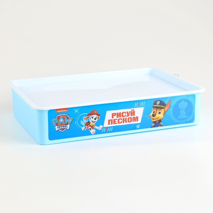Планшет для рисования песком &laquo;Щенячий патруль&raquo;, 27 х 39 см, песок 1 кг, наклейки, набор для творчества