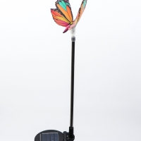 Штекер с подсветкой "Бабочка Адриа" розовая, 12х70см