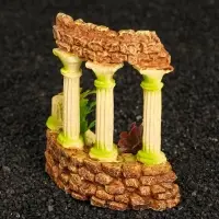 Аквадекор "Античные руины", 14 х 7 х 16 см
