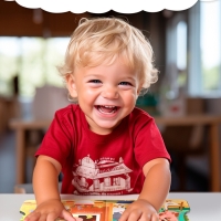 Книга картонная с колёсиком "Животные фермы", 12 стр.