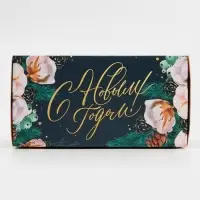 Коробка для кондитерских изделий с пластиковой крышкой &laquo;Хлопок&raquo;, 12 х 6 х 11.5 см