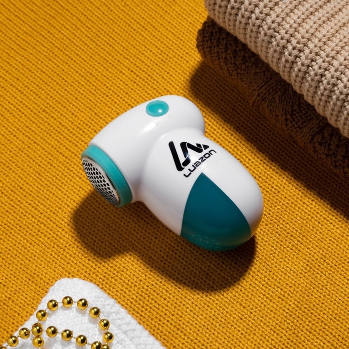 Машинка для удаления катышков Luazon LUK-02, 2хАА (не в комплекте), голубая
