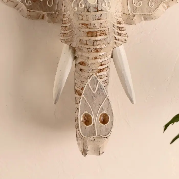 Сувенир дерево "Голова слона" 28х26х10,5 см