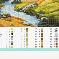 Вышивка крестиком 35х45 см "Природа"