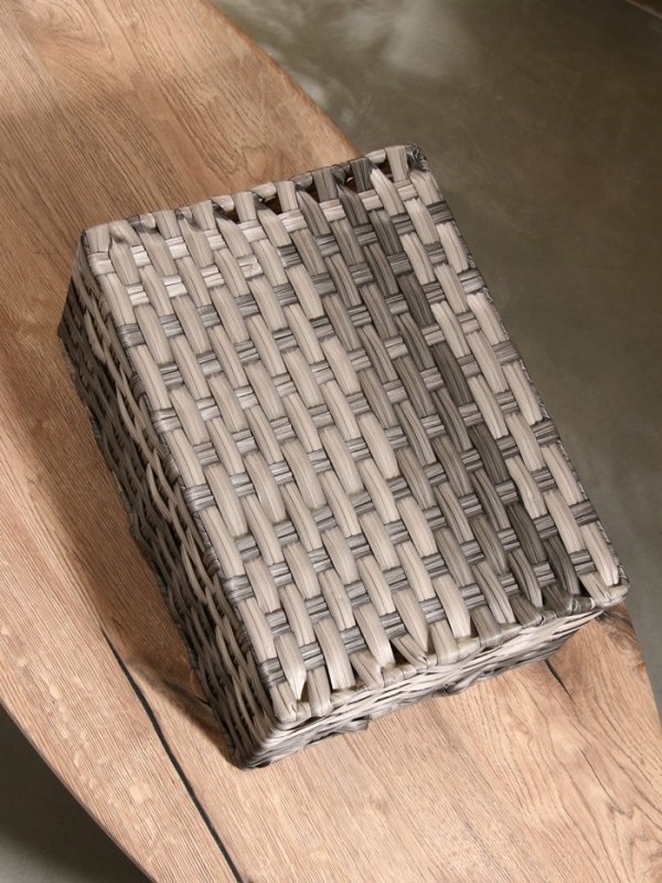 Корзина плетеная 40х29х17 см, пластик