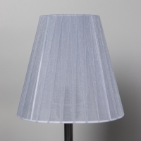 Лампа настольная BayerLux "Рита" 1х40Вт Е27 черный/серебро/серый 20х20х40см