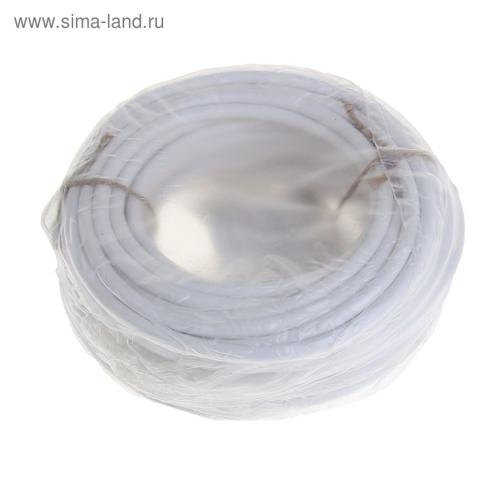 Провод "Мастер Тока" ПВСбм, сечение 2х0.75 мм2, 50 м, белый