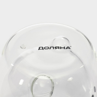 Стакан стеклянный с двойными стенками Доляна &laquo;Медведь&raquo;, 200 мл, 9&times;9 см