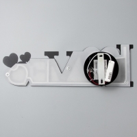 Бра 2509/1 LED 12Вт 3000К черный 40х12 см