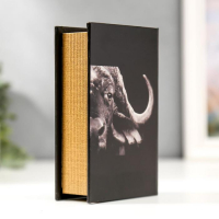 Сейф-книга дерево кожзам "Буйвол" 17х11х5 см
