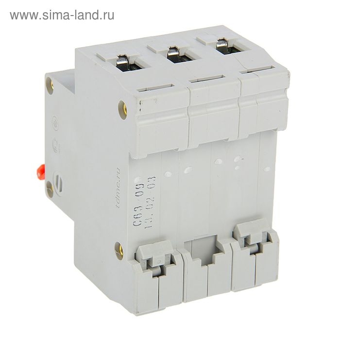 Выключатель автоматический TDM ВА47-63, 3п, 63 А, 4.5 кА