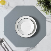 Салфетка сервировочная на стол &laquo;Тэм&raquo;, 38&times;38 см, цвет голубой