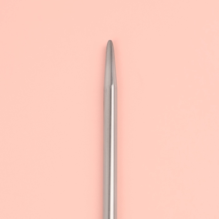 Спицы для вязания, чулочные, d = 4 мм, 25 см, 5 шт