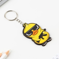 Брелок для ключей деревянный &laquo;Крутая утка&raquo;, 3,8 х 6 см