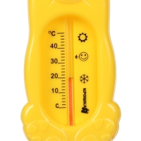 Термометр для ванной &laquo;Обезьянка&raquo;, цвет МИКС желтый/зеленый