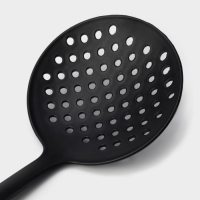 Шумовка Доляна &laquo;Орихалк&raquo;, 32 см, цвет чёрный