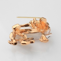 Брошь &laquo;Единорог&raquo; волшебный, цветная в золоте