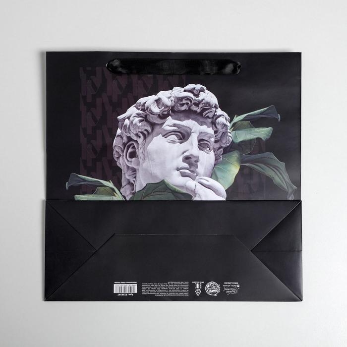 Пакет подарочный ламинированный квадратный, упаковка, &laquo;Antique&raquo;, 30 х 30 х 12 см