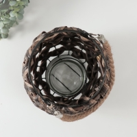 Подсвечник пластик на 1 свечу "Вязка" 13х23х37 см