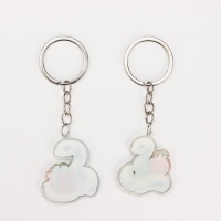 Брелок новогодний, для ключей, новогодний, парный &laquo;Чудес в новом году&raquo; набор 2 шт