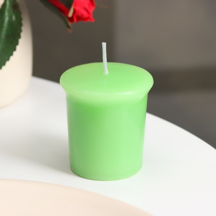 Свеча ароматическая "Apple with cinnamon", яблоко с корицей, 5х4,5 см