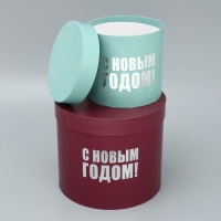 Набор подарочных коробок 5 в 1 &laquo;С Новым годом&raquo;, 13 х 14‒19.5 х 22 см, Новый год