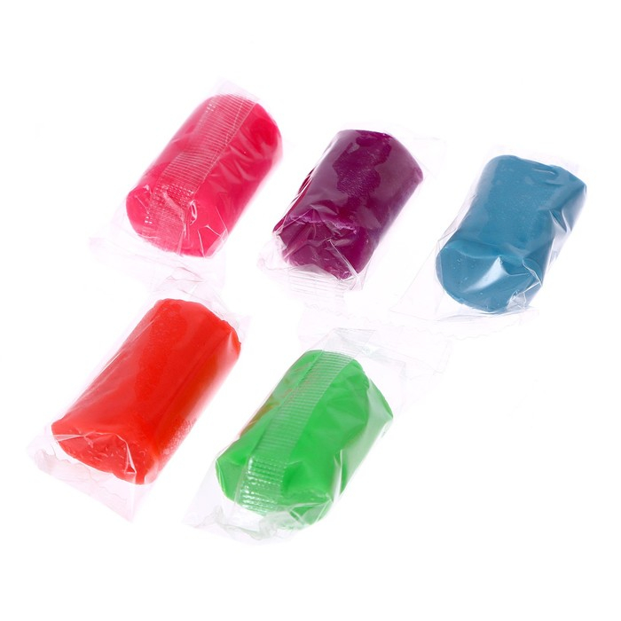 Набор для игры с пластилином &laquo;Зверюшки-печенюшки&raquo;, 5 баночек с пластилином