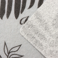 Коврик придверный Доляна Welcome home, 48&times;78 см, цвет серый