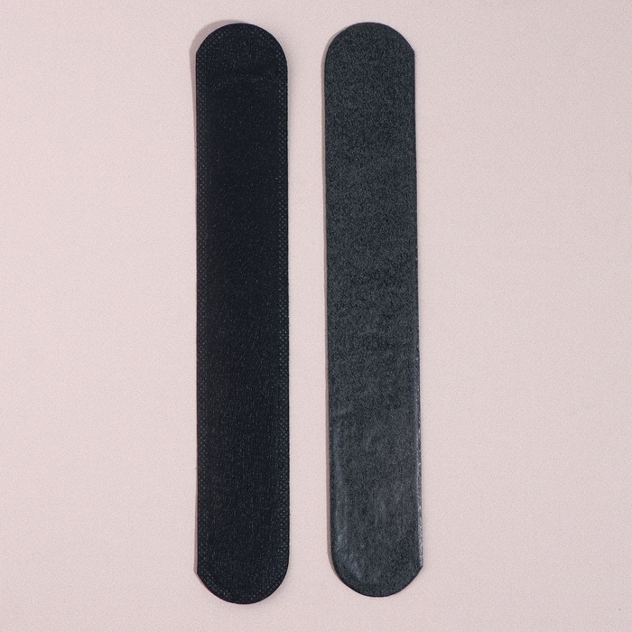 Защитные вкладыши от пота и загрязнений, набор - 10 шт, на клеевой основе, 24 &times; 3,7 &times; 0,1 см, цвет чёрный