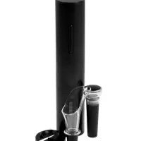 Набор сомелье электрический LSH-04, пробка, аэратор, штопор, от батареек, пластик