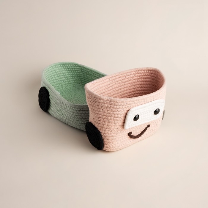 Корзина для хранения плетёная ручной работы SL Home, 42&times;23&times;17 см