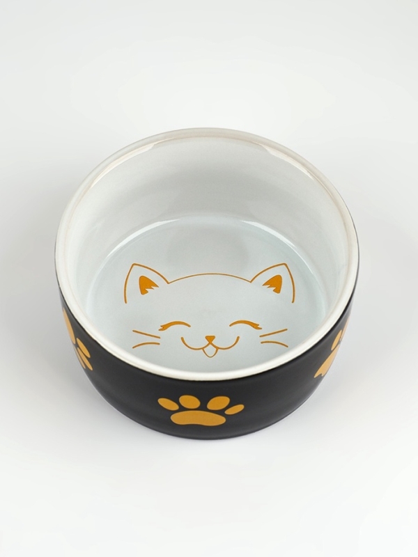 Миска керамическая "Веселый котик", 200 мл, 10,5*9,5*5 см