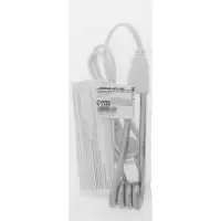 Электрокипятильник LEK 01, 500 Вт, спираль кольцо, 11х3 см, 220 В, белый