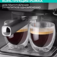 Кофеварка рожковая с капучинатором T-CM33038