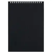 Блокнот Dali в клетку, черный