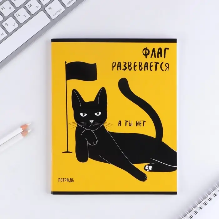 Тетрадь в клетку, 48 л., А5, на скрепке, блок №1 &laquo;Персонажи приколы&raquo; МИКС