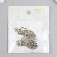 Металлический элемент, декоративная подвеска &laquo;Арт Узор. Восточный кувшин&raquo;, 4.2&times;2 см