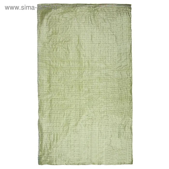 Мешок полипропиленовый 50&times;90 см, для строительного мусора, зеленый, 50 кг