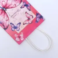 Пакет подарочный крафтовый &laquo;Самой прекрасной&raquo; 15&times;12&times;6 см, 120 г/м&sup2;