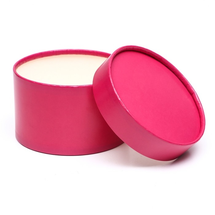 Набор шляпных коробок 5 в 1,"Бордовый", 20 х 12,18 х 11,16 х 10,14 х 9,13 х 8,5 см