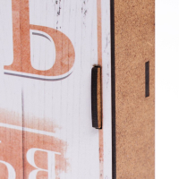 Ключница настенная - шкатулка &laquo;Правила дома&raquo;, 26 х 20 см.