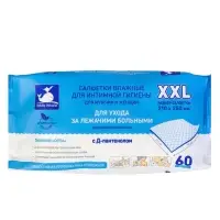 Салфетки влажные для интимной гигиены White Whale №60*3 SET, NEW