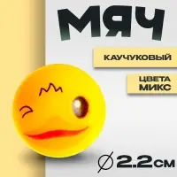 Мяч каучук &laquo;Цыплёнок&raquo;, цвета МИКС