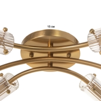 Люстра "Рико" 6х40Вт Е27 бронза 60х40х20см