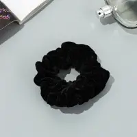 Резинка для волос &laquo;Орбита&raquo;, дэемма бархат, 10 см, чёрная