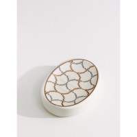 Набор аксессуаров для ванной комнаты Доляна &laquo;Сицилия&raquo;, 3 предмета (дозатор 350 мл, мыльница, стакан)