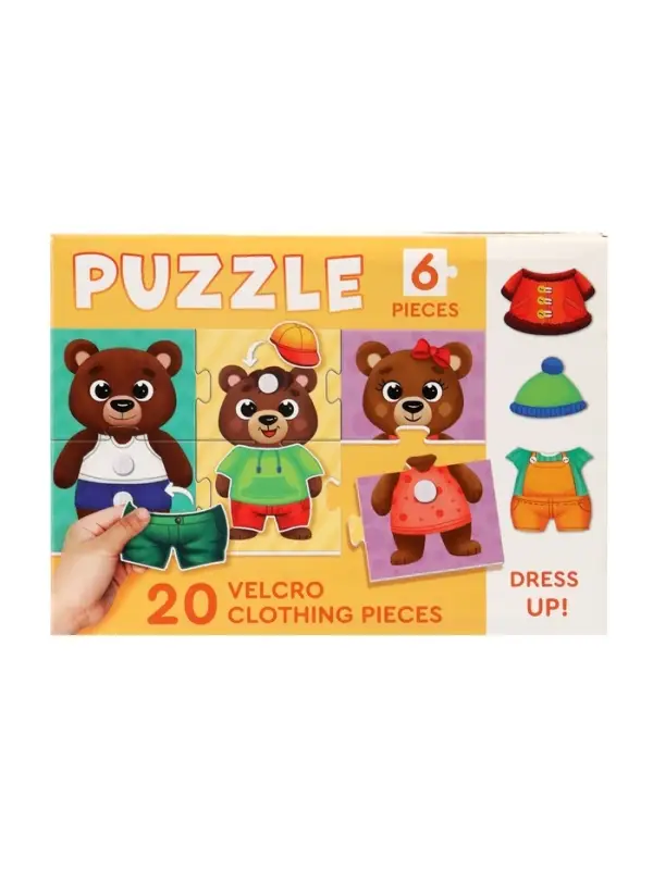 Dress up velcro puzzle 4 in 1