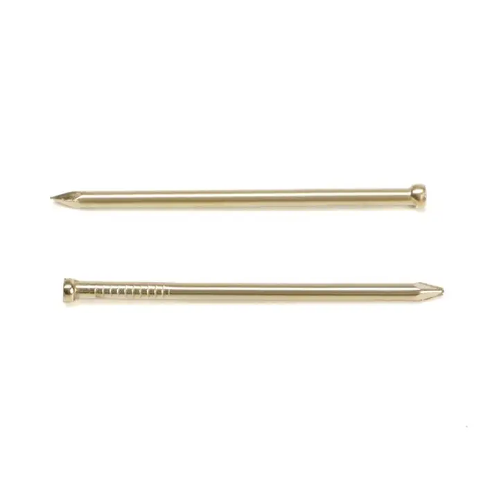 Гвозди СТРОЙБАТ, финишные, ГОСТ 7811-7035, латунированные, 1.4&times;30 мм, 50 шт.