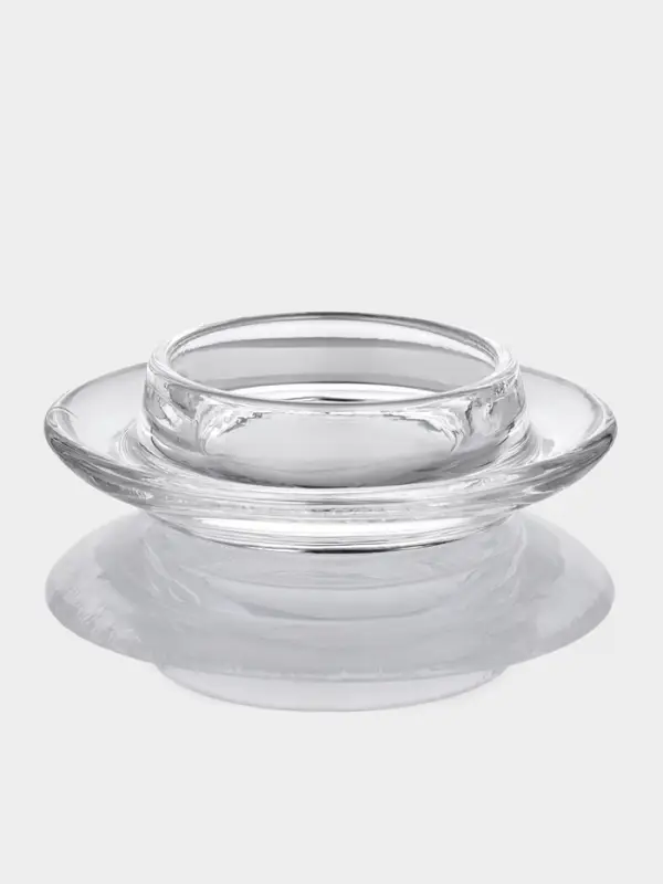 Икорница с крышкой "Купол" 7х7х9 см, прозрачная