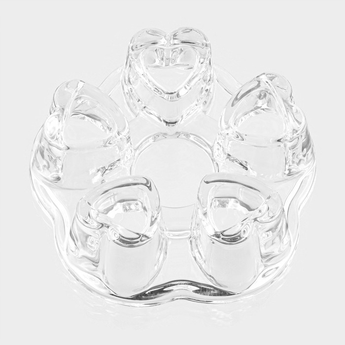 Подставка стеклянная для подогрева &laquo;Хрусталик&raquo;, d=14 см